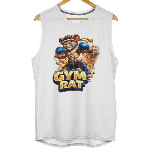 Gym Rat Kickboxing Nak Muay Thai Boxing Fighter Unisex Tank Top - Nak Muay Co.