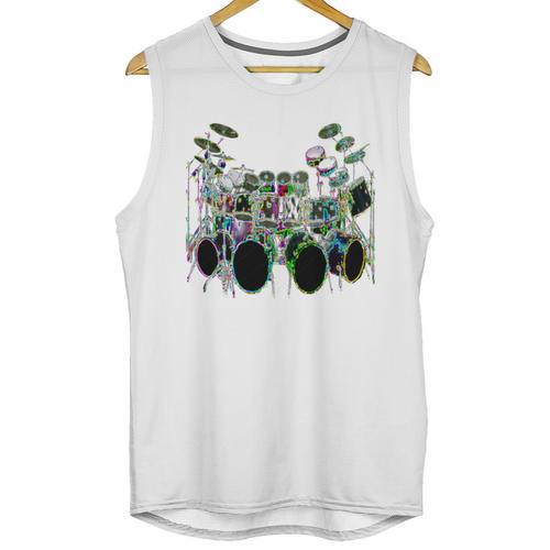 Large Drum Kit With Many Drums Unisex Tank Top - Downbeat Supply