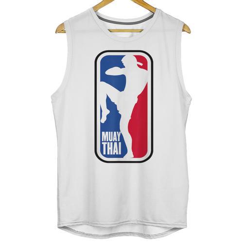 Muay Thai Fighter Retro Kickboxing MMA Training Unisex Tank Top - Nak Muay Co.