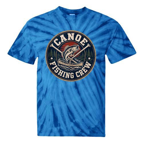Canoe Fishing Crew Vintage Bass Paddles Tie-Dye T-Shirts - Paddle Life