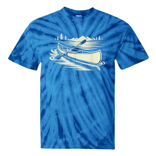 Canoe Tripper Loading Portage Pack First Light Tie-Dye T-Shirts - Paddle Life