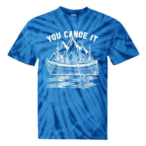Canoeing Canoe Tie-Dye T-Shirts - Paddle Life