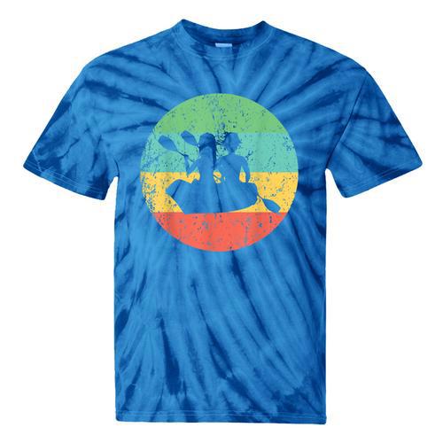 Canoeing Shirt Vintage Retro Canoe Tie-Dye T-Shirts - Paddle Life