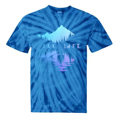 Kayak Kayak Vintage Mountains Canoe Kayak Tie-Dye T-Shirts - Paddle Life
