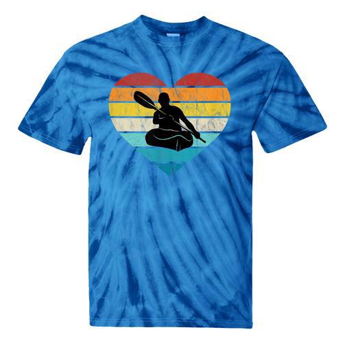 I Love Canoeing Water Sports Canoe Tour Paddling Canadian Tie-Dye T-Shirts - Paddle Life