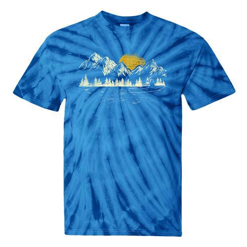 Mountain Kayaking Nature Water Sports Kayaker Canoeing Kayak Tie-Dye T-Shirts - Paddle Life