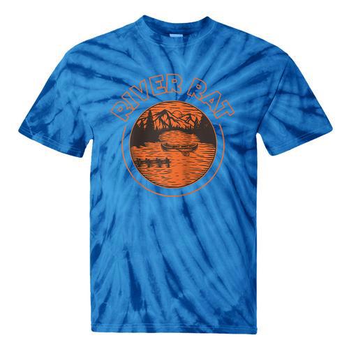 Canoe Canoeing Retro River Rat Raglan Baseball Tee Tie-Dye T-Shirts - Paddle Life