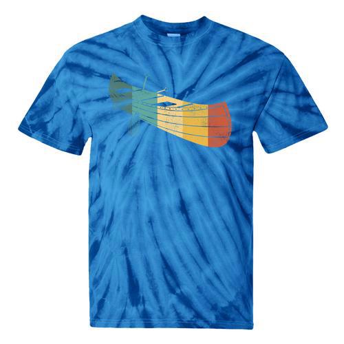 Canoe Canoeing Retro Vintage Tie-Dye T-Shirts - Paddle Life