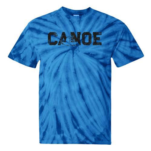 Canoe Canoeing Vintage Canoe Raglan Baseball Tee Tie-Dye T-Shirts - Paddle Life