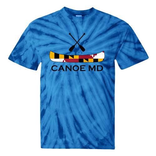Canoe Maryland Raglan Baseball Tee Tie-Dye T-Shirts - Paddle Life