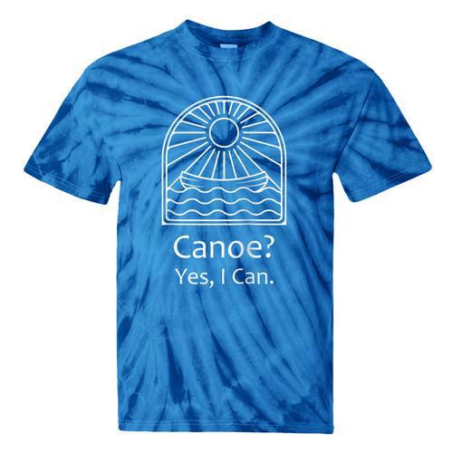 Canoe Yes I Can Raglan Baseball Tee Tie-Dye T-Shirts - Paddle Life