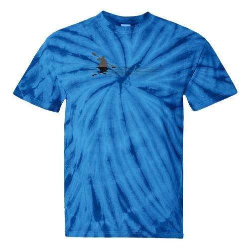 Kayaking Graphic Kayak Figure Kayaker Canoe Paddling Tie-Dye T-Shirts - Paddle Life