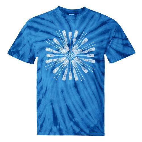 Oar Mandala Kayak Canoe & Boating Art Tie-Dye T-Shirts - Paddle Life
