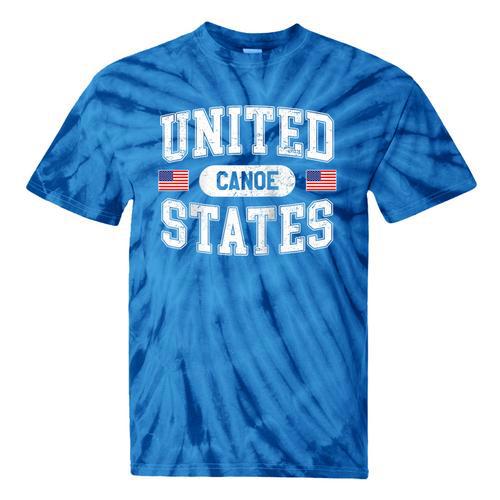 United States Canoe Canoeing Raglan Baseball Tee Tie-Dye T-Shirts - Paddle Life