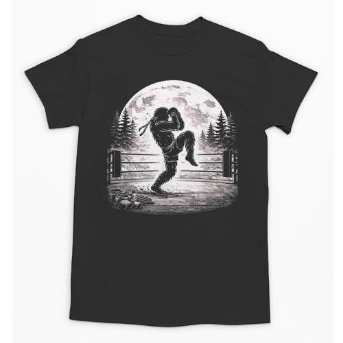 Bigfoot Muay Thai Boxer Martial Arts Sasquatch Unisex T-Shirt - Nak Muay Co.