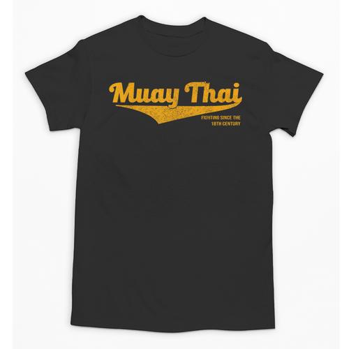 Distressed Muay Thai Kickboxing MMA BJJ Thailand T-Shirt Unisex T-Shirt - Nak Muay Co.