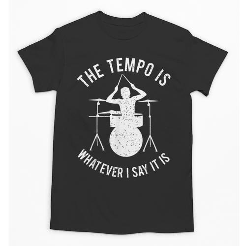 Drum Kit Graphic For a Drummer With Percussion Instruments Unisex T-Shirt - Downbeat Supply