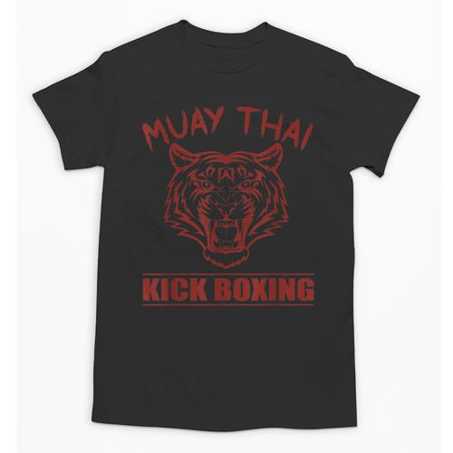 Great Muay Thai Tiger Kickboxing Martial Artist Unisex T-Shirt - Nak Muay Co.