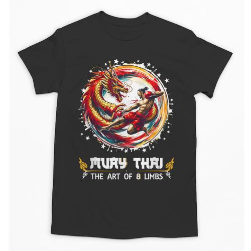 MMA Thai Boxing Art Of Eight Limbs Combat Muay Thai Unisex T-Shirt - Nak Muay Co.