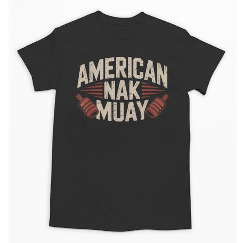 Muay Thai American Nak Fighter Identity Boxing Proud Sport Unisex T-Shirt - Nak Muay Co.