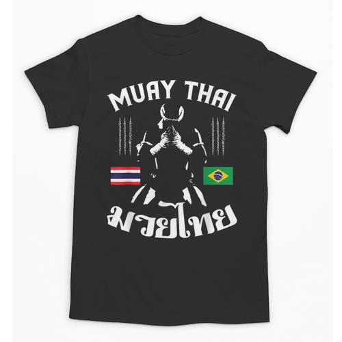 Muay Thai Brazil Brazilian Martial Arts Thai Unisex T-Shirt - Nak Muay Co.