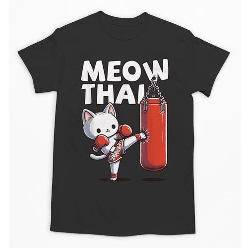Muay Thai Cat Meow Thai Thai Boxing For Youth Muay Thai Unisex T-Shirt - Nak Muay Co.