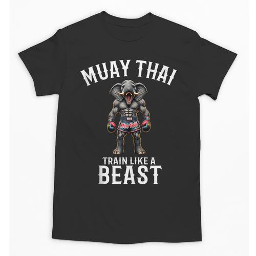 Muay Thai Elephant Kickboxing And Elephant Thai Unisex T-Shirt - Nak Muay Co.