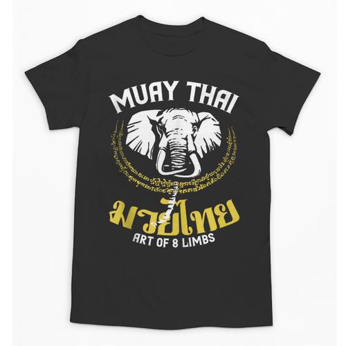 Muay Thai Elephant Martial Arts Thai Boxing Coach Lover Unisex T-Shirt - Nak Muay Co.