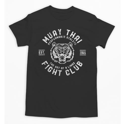 Muay Thai Fight Club Tiger Kick Boxing Shirt Unisex T-Shirt - Nak Muay Co.