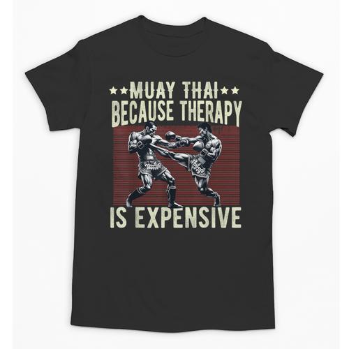 Muay Thai Fighter For Men Dad Boys Thai Kickboxing Fighting Unisex T-Shirt - Nak Muay Co.