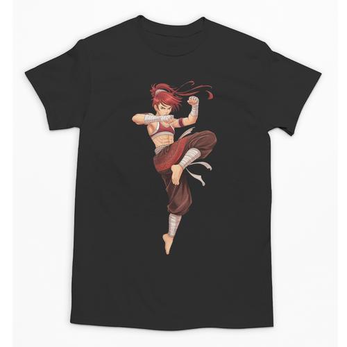 Muay Thai Girl Anime Japan Thaiboxer Kickboxing Muay Thai Unisex T-Shirt - Nak Muay Co.