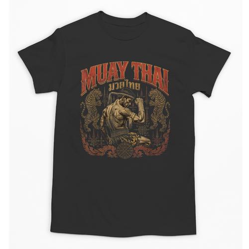 Muay Thai Grandpa Vintage Thai Boxing Fighter Art Unisex T-Shirt - Nak Muay Co.