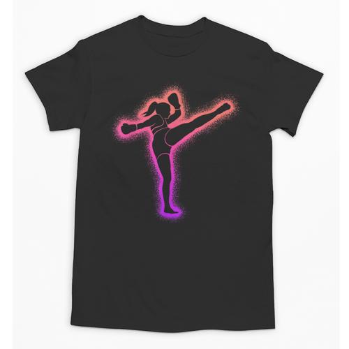 Muay Thai Martial Arts Kickboxer Women Girls Kickboxing Unisex T-Shirt - Nak Muay Co.