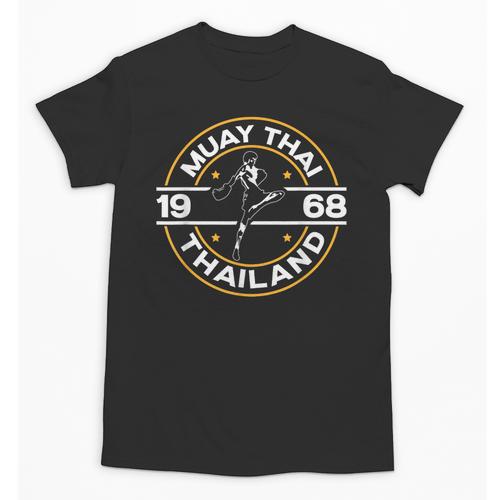Muay Thai Thailand Fighter Fighting Combat 1969 Thai Boxing Unisex T-Shirt - Nak Muay Co.