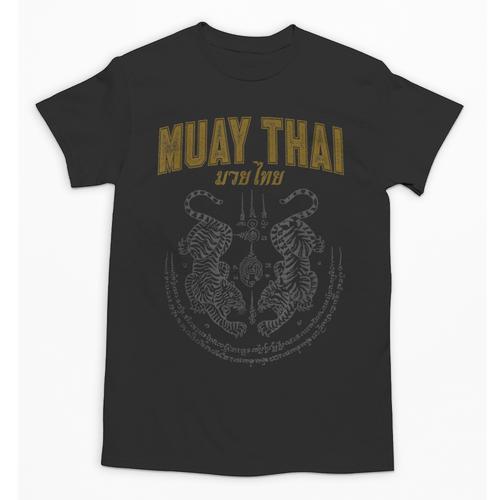 Twin Tiger Sak Yant Muay Thai Unisex T-Shirt - Nak Muay Co.