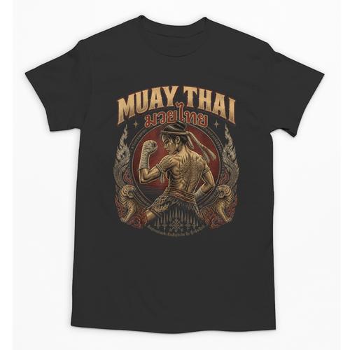 Vintage Muay Thai Flag Thailand Thai Boxing Fighter Unisex T-Shirt - Nak Muay Co.
