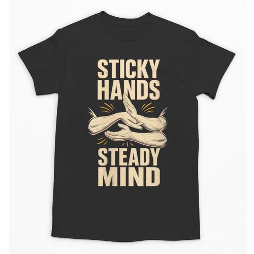 Women's Sticky Hands Steady Mind Muay Thai Boxing Unisex T-Shirt - Nak Muay Co.