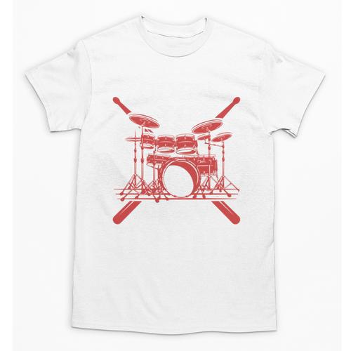 Drum Kit Percussion For Drummer Percussionist Musician Sweatshirt Unisex T-Shirt - Downbeat Supply