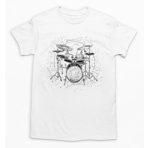 Drum Kit Raglan Baseball Tee Unisex T-Shirt - Downbeat Supply