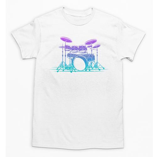 Drum Kit Set Drummer Pullover Unisex T-Shirt - Downbeat Supply