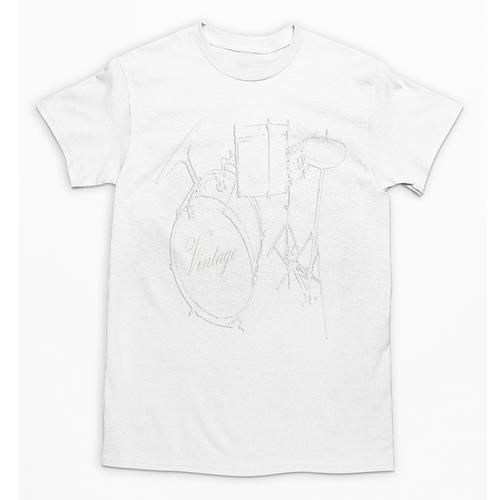 Drum Kit Vintage Drum Set Drummer Unisex T-Shirt - Downbeat Supply