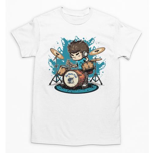 Drum Set Drumming Drummers Drum Kits Music Unisex T-Shirt - Downbeat Supply