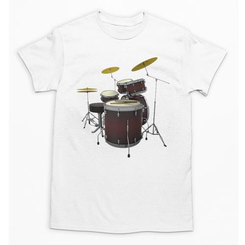 Drummer Drum Kit Raglan Baseball Tee Unisex T-Shirt - Downbeat Supply