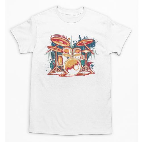 Dynamic Drum Kit For Drummers And Rock Music Lovers Sweatshirt Unisex T-Shirt - Downbeat Supply