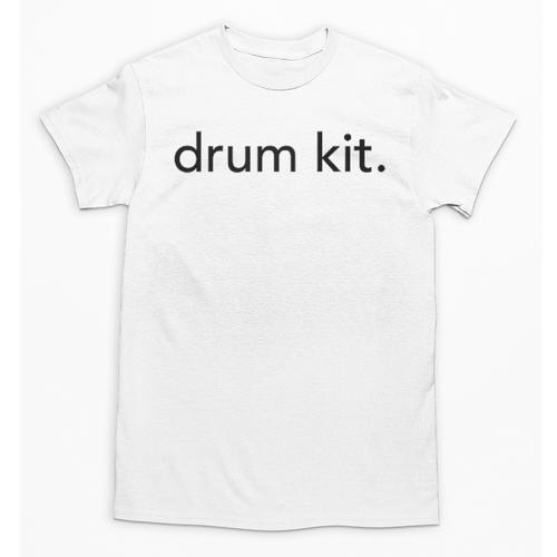 Minimalistic Drum Kit Minimal Raglan Baseball Tee Unisex T-Shirt - Downbeat Supply