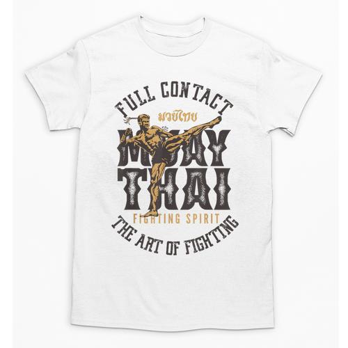 Muay Thai Fighter MMA Full Contact Retro Kickboxing Unisex T-Shirt - Nak Muay Co.