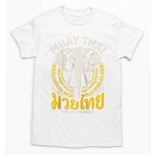Muay Thai Thailand Fighter Martial Arts Son Of The Ishan Tee Raglan Baseball Tee Unisex T-Shirt - Nak Muay Co.