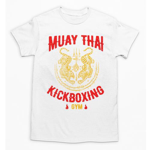 Muay Thai Tiger Kickboxing Gym MMA Street Fight Kickboxing Unisex T-Shirt - Nak Muay Co.