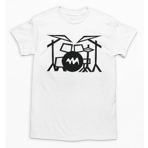 Retro Drum Kit Raglan Baseball Tee Unisex T-Shirt - Downbeat Supply