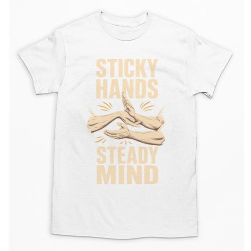 Sticky Hands Steady Mind Muay Thai Boxing Unisex T-Shirt - Nak Muay Co.